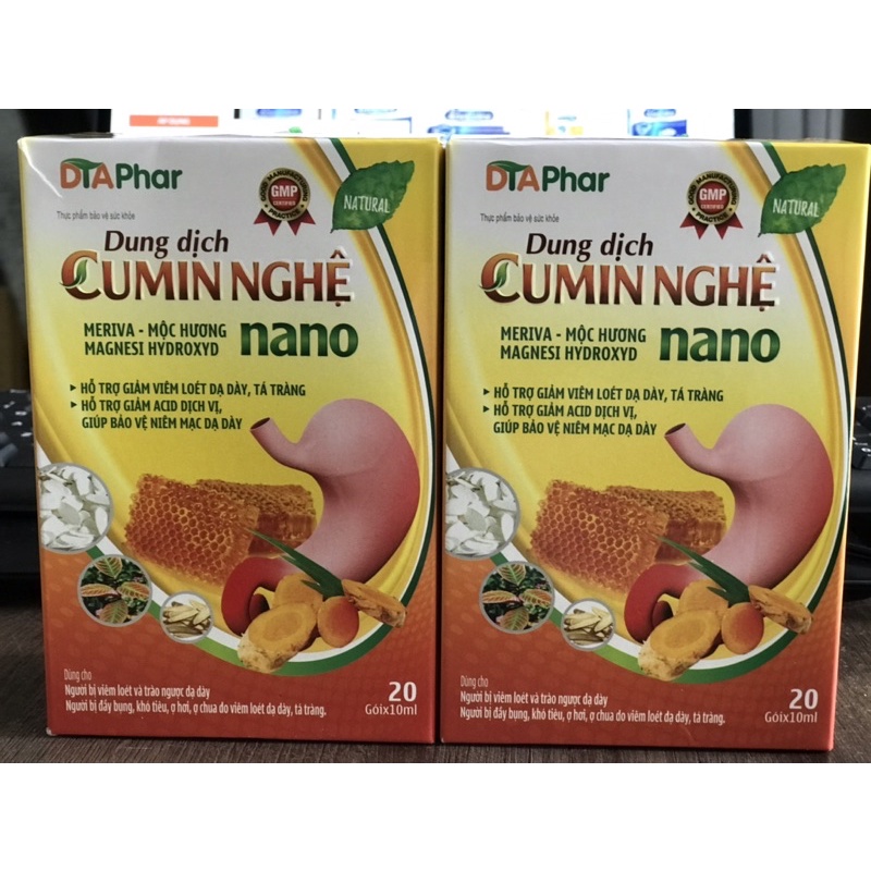 CUMIN NGHỆ NANO H20 gói