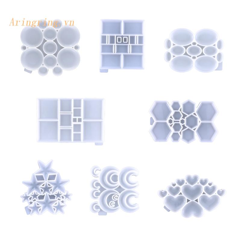 Khuôn Silicone Làm Mặt Vòng cổ Hình Ngôi Sao / Mặt Trăng