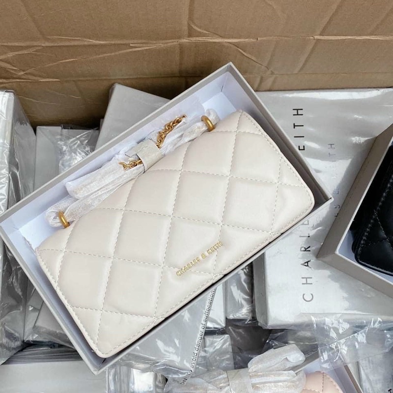 Tui CK ô trám dây đeo chéo fullbox