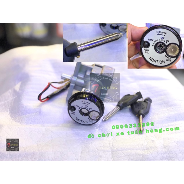 8 cạnh - khoá xe ex150 8 cạnh - ổ khoá ex150 - khoá chống trộm