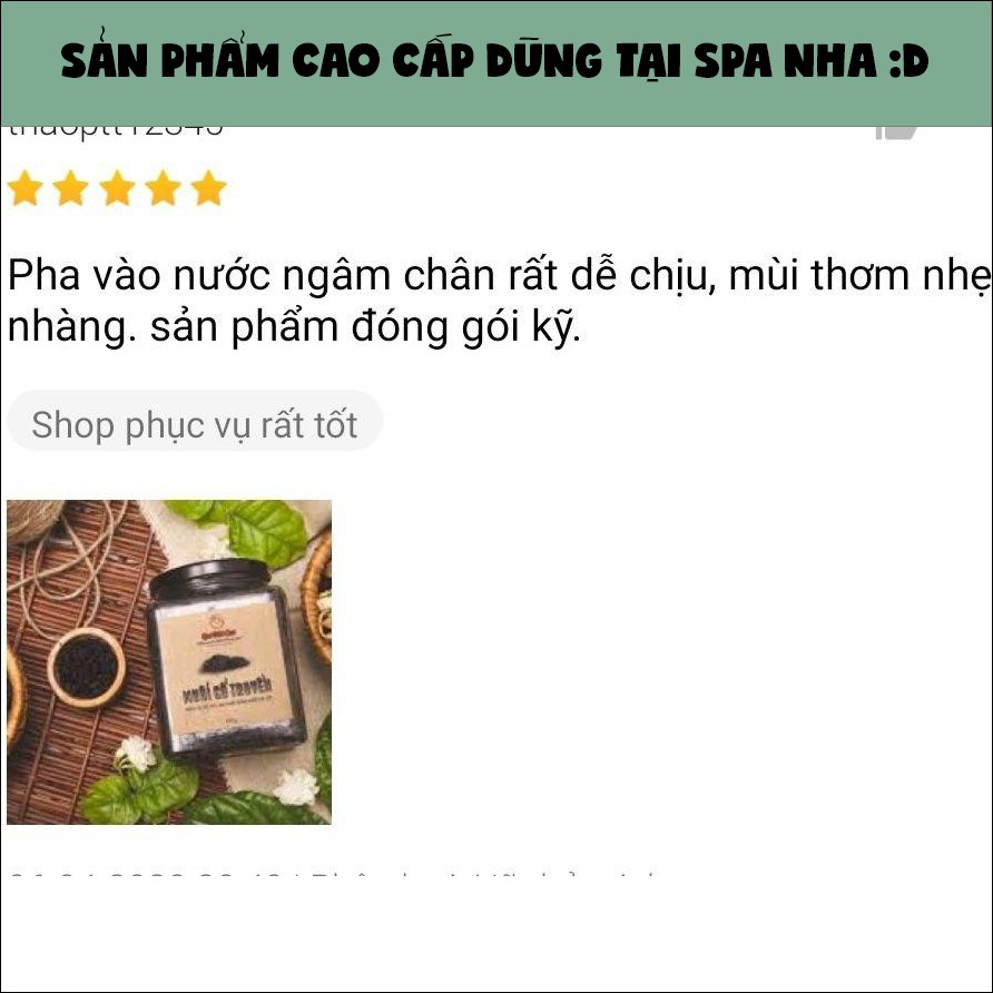 Muối ngâm chân (loại cao cấp),  giúp ngủ ngon, đau nhức xương khớp QUÊ MỘT CỤC 500G (HANDMADE)