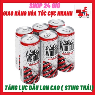 Tăng lực dâu warrior thái lan 1 lốc 6 lon