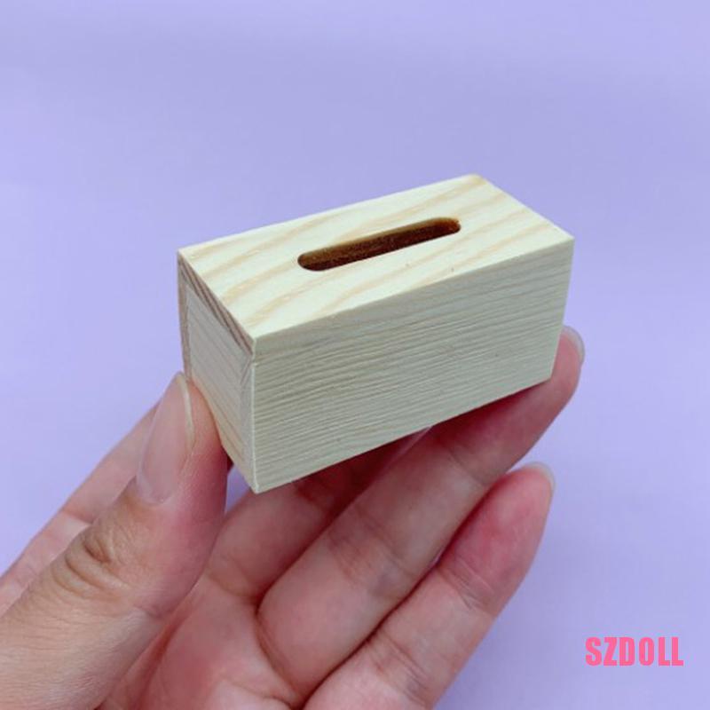 1 Tủ Gỗ Mini Trang Trí Nhà Búp Bê SZDOLL6
