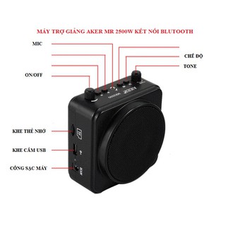 Loa trợ giảng Aker - Mic trợ giảng - Máy trợ giảng Aker