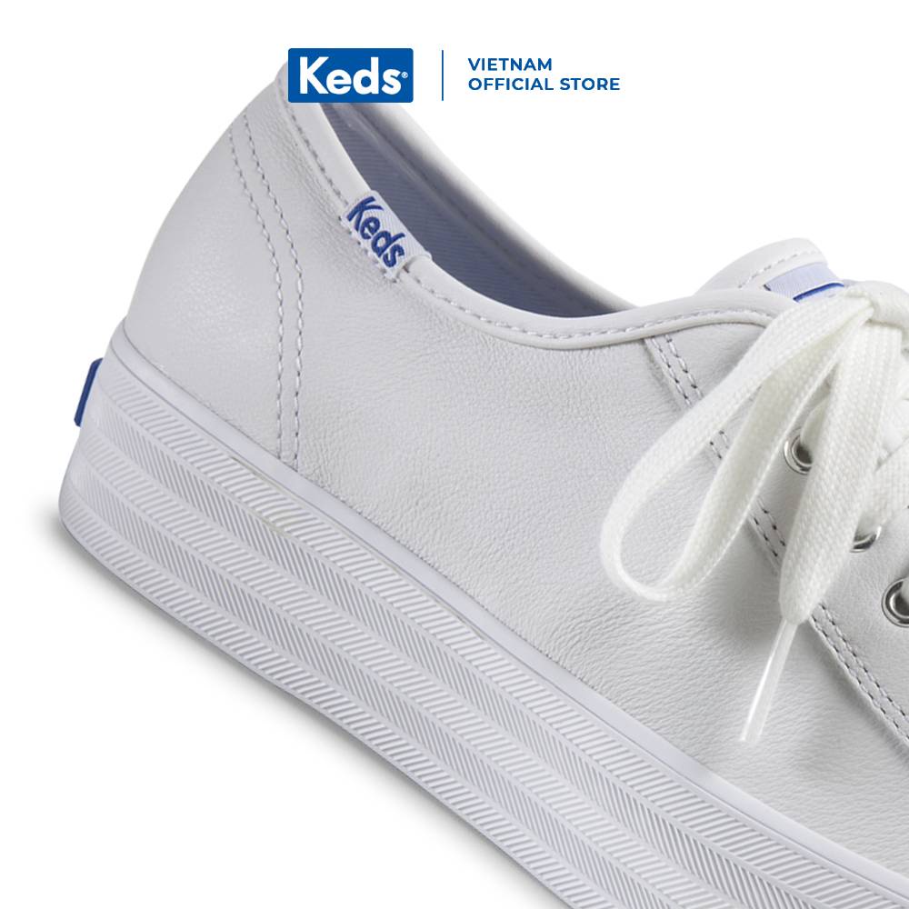 Giày Keds Nữ - Triple Kick Leather White - KD057310