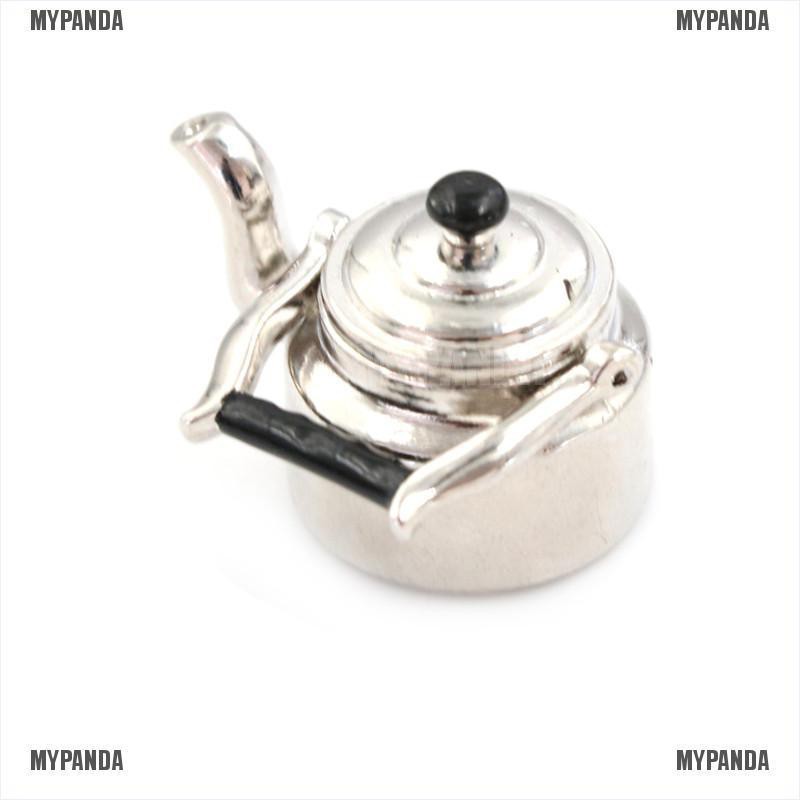 Mô hình ấm nước kim loại cho nhà búp bê 1:12