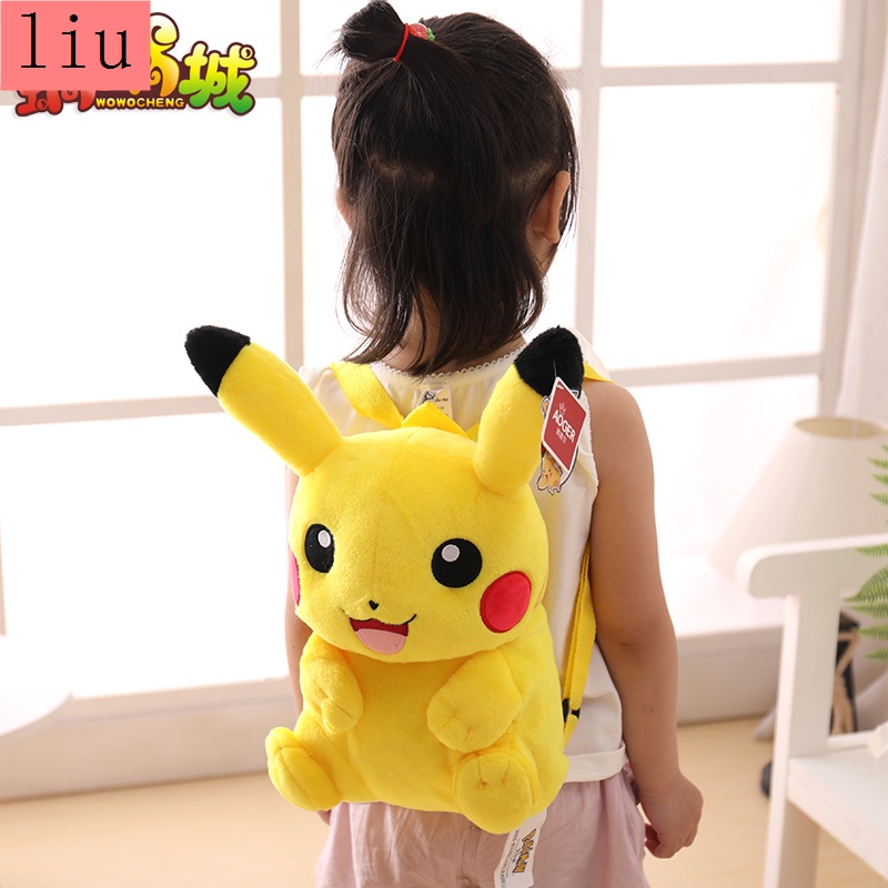 Ba Lô Đi Học Cỡ Lớn In Hình Pikachu Dễ Thương Cho Bé Gái Lớp 3 Tuổi