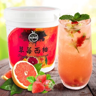 Mứt cam đào dâu tây 1.36kg pha trà trái cây