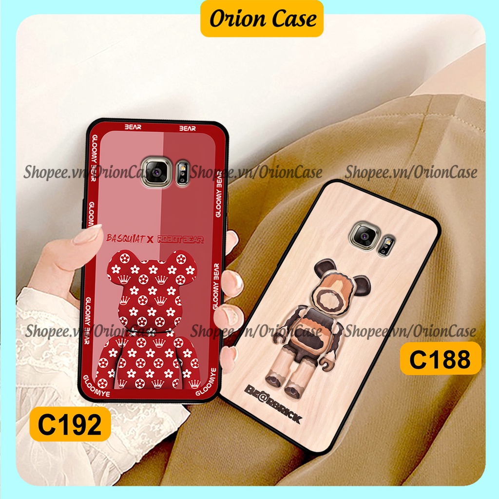 Ốp lưng Samsung Note 5 - S6 - S6 Edge - S7 - S7 Edge in hình bearbrick 3D thời trang, cá tính. ốp chống sốc, bền đẹp