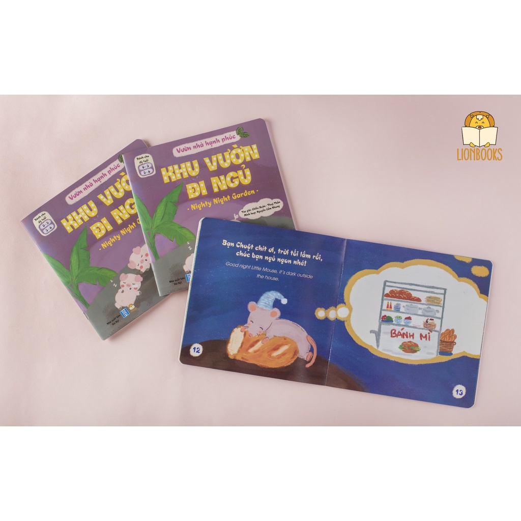 Sách thiếu nhi - Bộ Vườn Nhà Hạnh Phúc - Song Ngữ Việt Anh