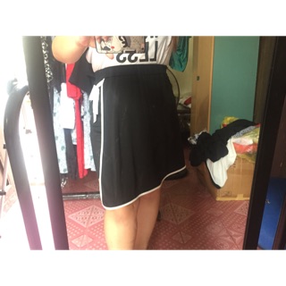 Quần giả váy đen và đỏ bigsize