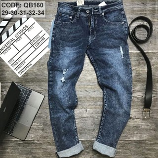 Quần jean nam ống suông có bigsize 29, 30, 31, 32, 33, 34, 35, 36