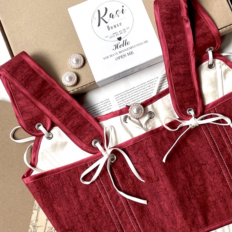 Áo lót nội y corset thiết kế phong cách cổ điển cao cấp