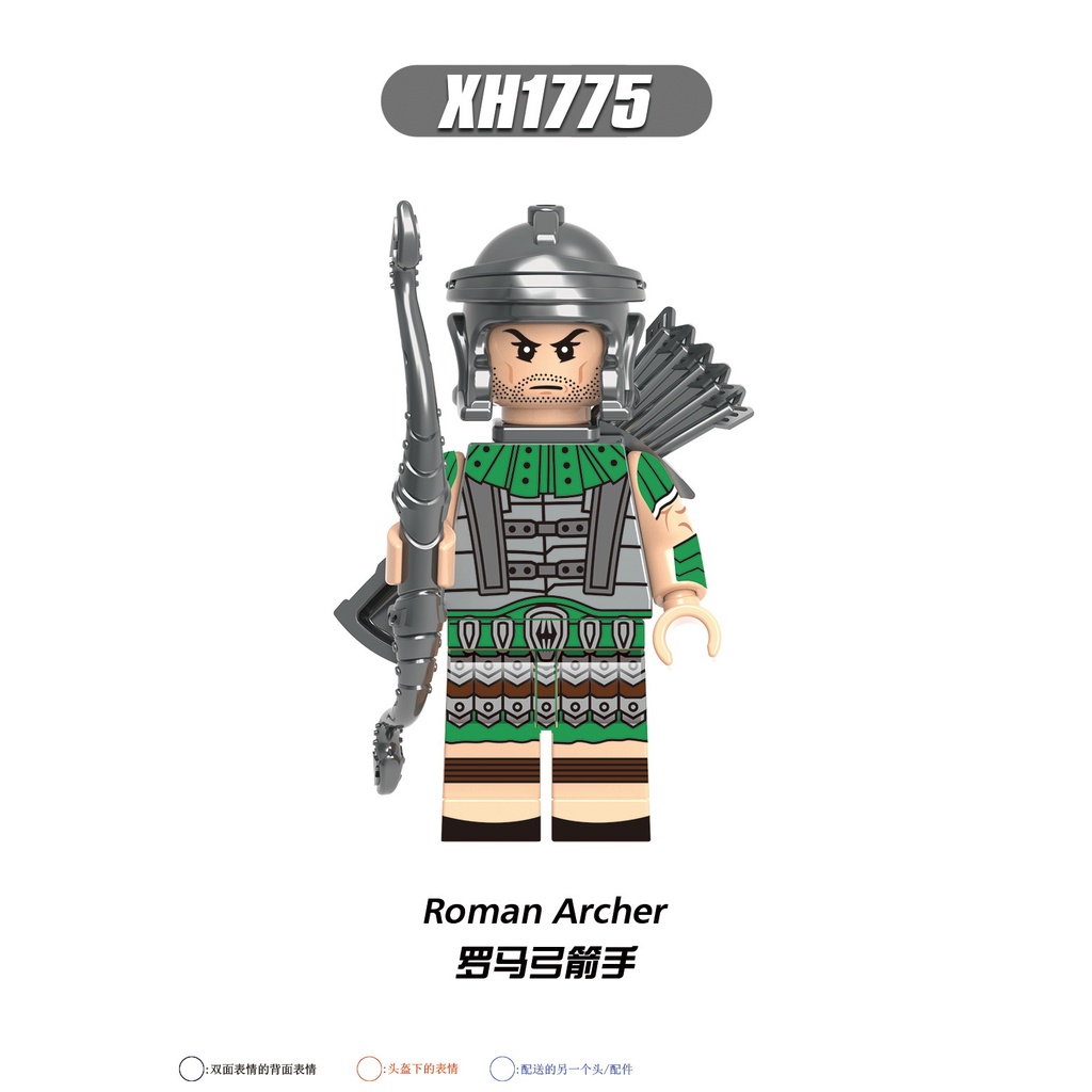 Minifigures Các Mẫu Nhân Vật Lính Trung Cổ Lính Roman Chiến Binh La Mã Cổ Đại Sparta Hiệp Sĩ Lính Thập Tự Chinh X0320