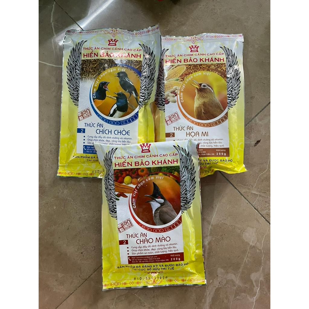 Cám chim choè Hiển Bảo Khánh số 1, 2, cám chích chòe các loại