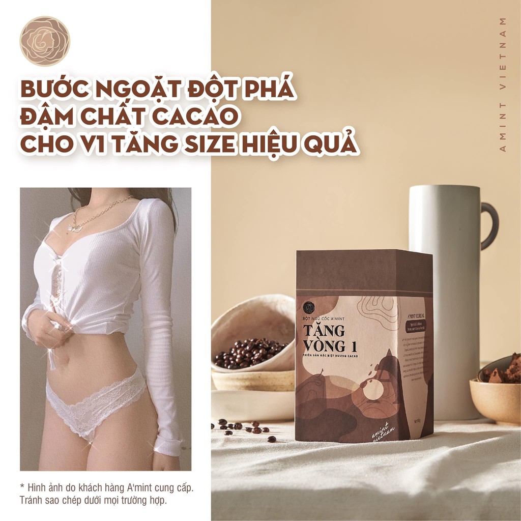 Ngũ cốc Tăng vòng 1 cacao (Amint Premium - tặng kèm quà + cẩm nang sử dụng) | BigBuy360 - bigbuy360.vn