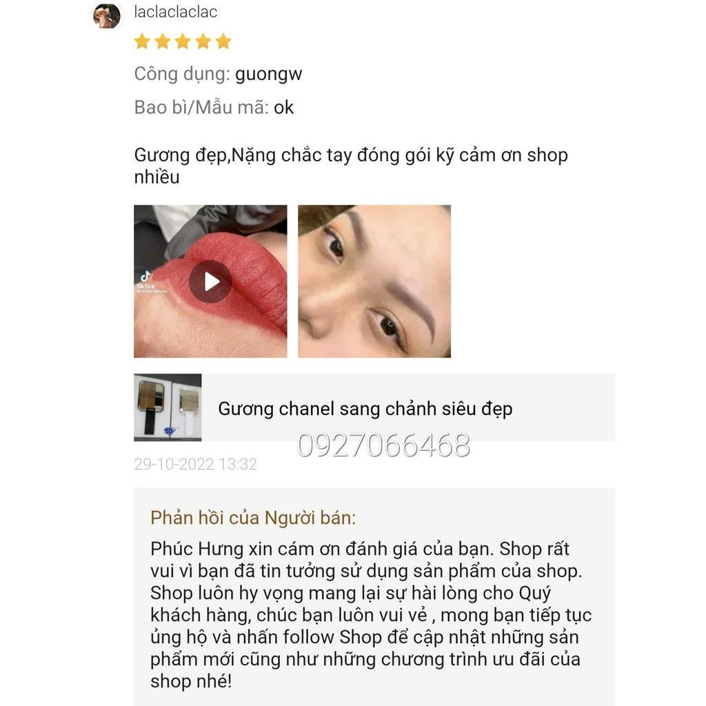 Gương cầm tay sang chảnh siêu đẹp chuyên dùng cho spa thẩm mỹ hoặc các dịch vụ làm đẹp khác
