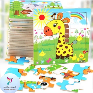 Đồ chơi tranh ghép hình gỗ puzzle 9 miếng cho bé