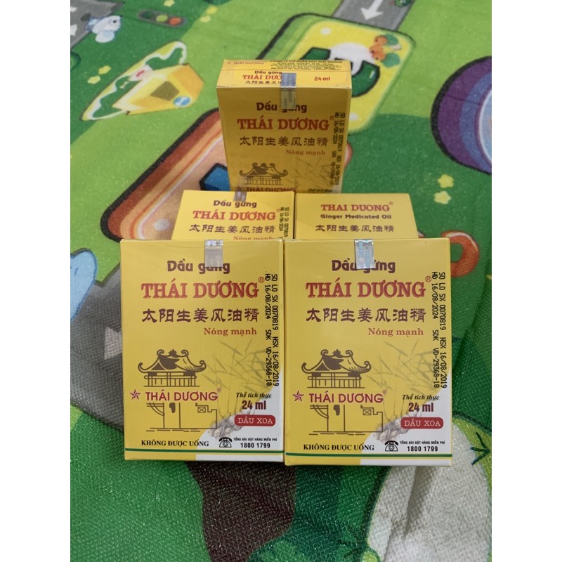 dầu gừng thái dương 6ml và 24ml