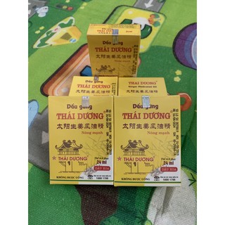dầu gừng thái dương 6ml và 24ml
