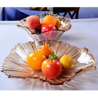 ĐĨA PHALE THỦY TINH ĐỰNG HOA QUẢ