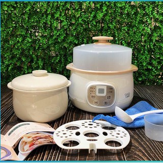 Nồi Ninh Hầm Cách Thủy Nấu Cháo LOTOR Cho Bé ( có lồng hấp)