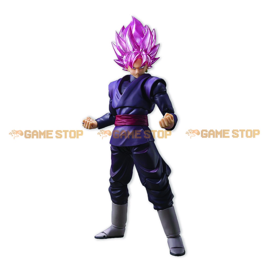 Mô hình Dragon Ball Goku Black Super Saiyan Rose 14cm S H Figuarts BANDAI có khớp DBSHF02