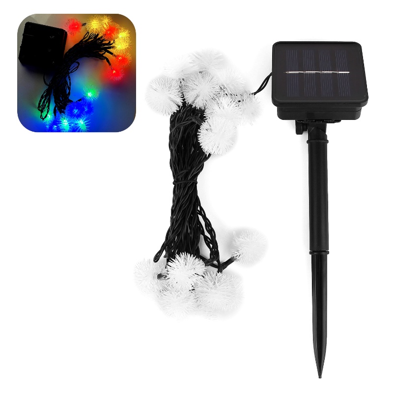 Dây Đèn LED Trang Trí Hình Hoa Bồ Công Anh Sử Dụng Năng Lượng Mặt Trời