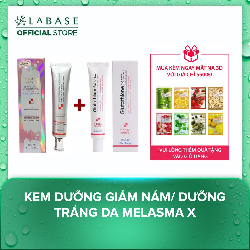 Kem Hỗ Trợ Giảm Nám Tàn nhang Melasma-X 3D Whitening Clinic Cream