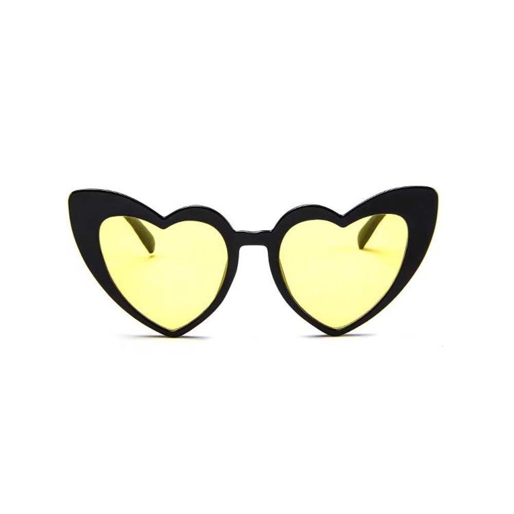 Kính Mát Hình Trái Tim Màu Hồng Thời Trang Thanh Lịch Gợi Cảm WMES15H Dành Cho Bạn Nữ