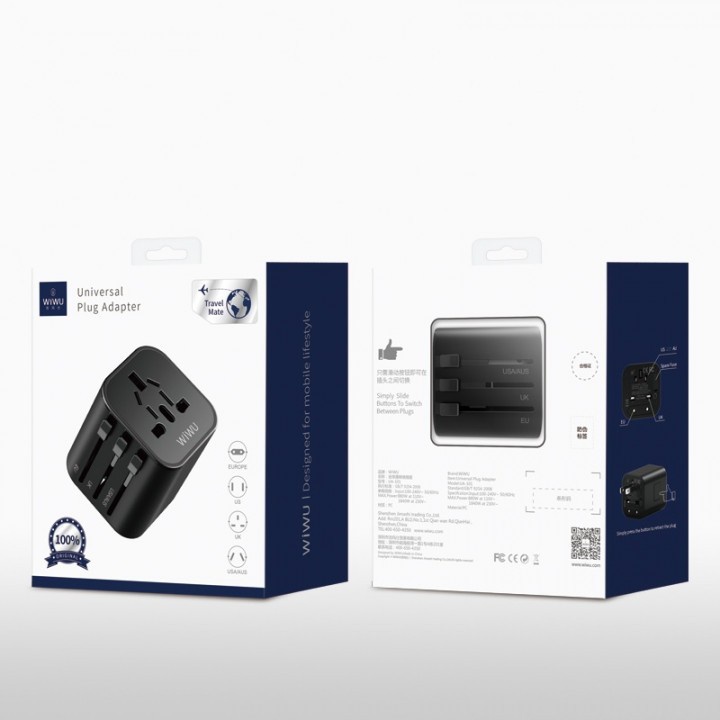 Phích Cắm Sạc Nhanh Wiwu Ua101 Cho Điện Thoại