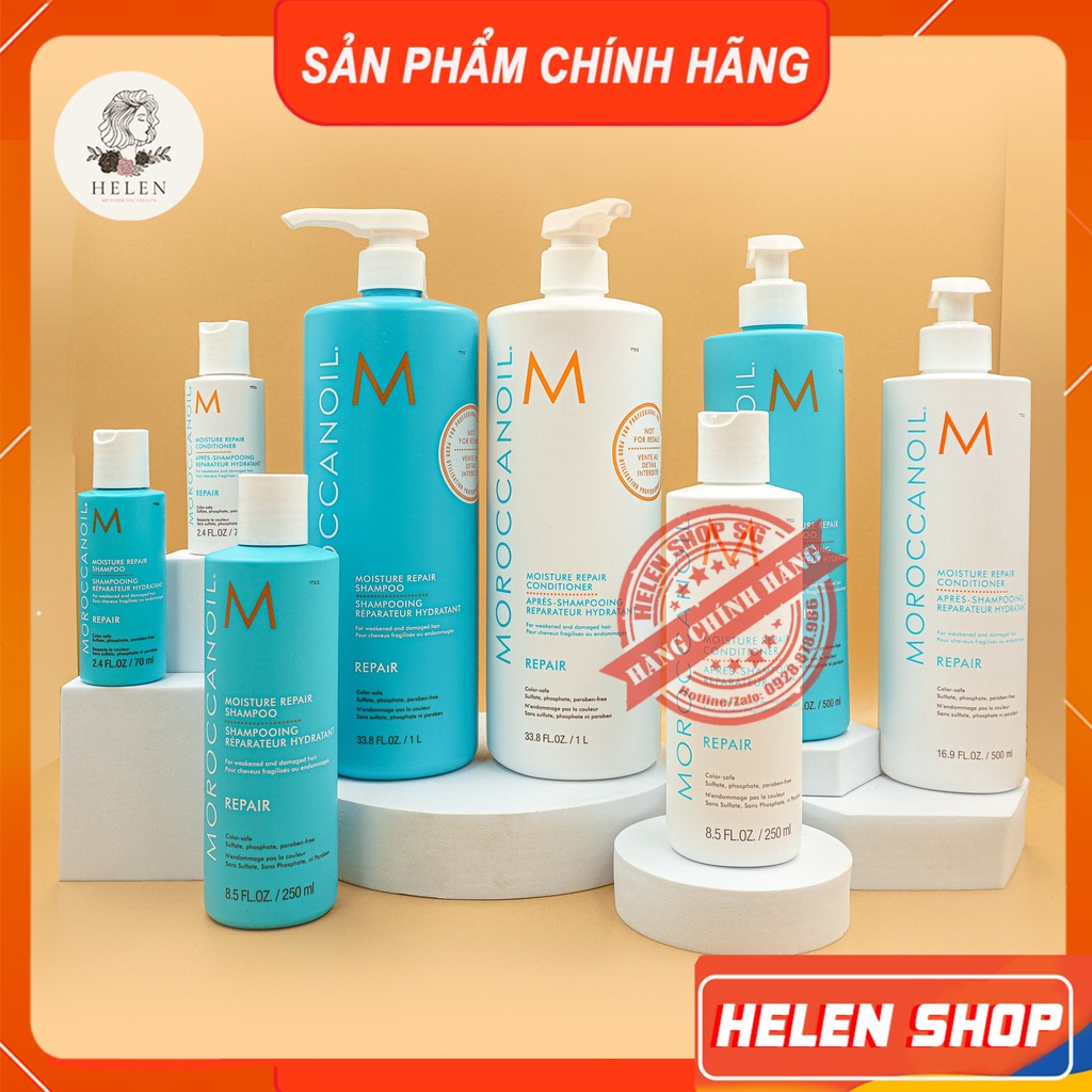 Dầu Gội Phục Hồi Hư Tổn Moroccanoil REPAIR | Dưỡng Ẩm, Phục Hồi Tóc, Chăm Sóc Tóc Chính Hãng