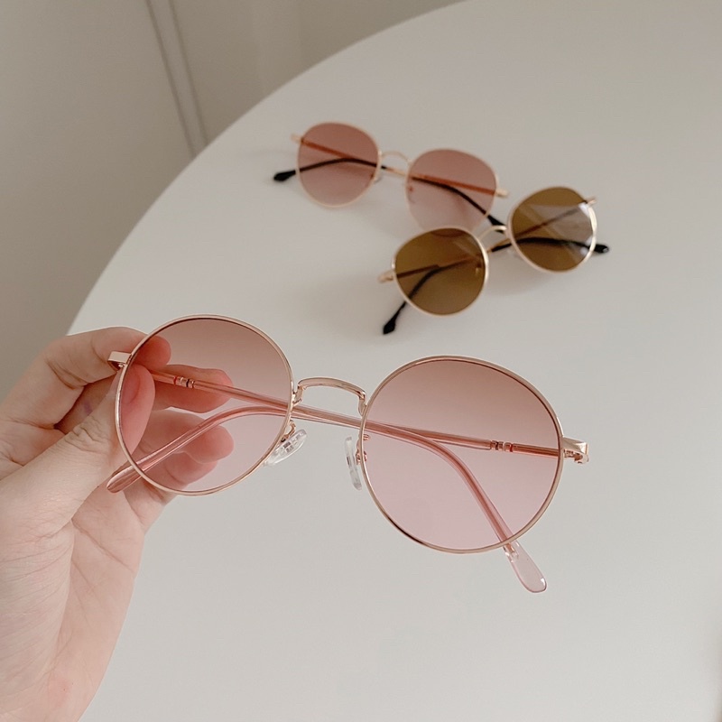 Kính mát hồng trong suốt Gaigarden thời trang cao cấp