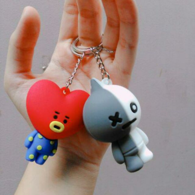 Móc khoá BT21 BTS Chibi đáng iêu muốn xỉu