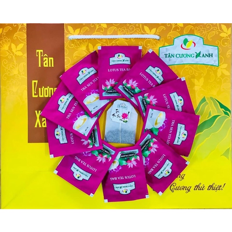 Trà Sen Túi Lọc 40gr / 50gr TÂN CƯƠNG XANH