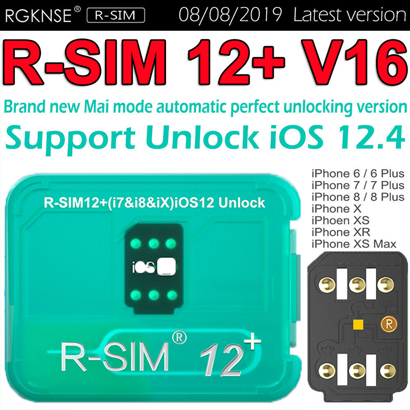 Thẻ Mở Khóa Nano R-Sim12 4g Cho Iphone Xs Max / Xr / X / 8 / 7 / 6 / 5 Dstoolsmall