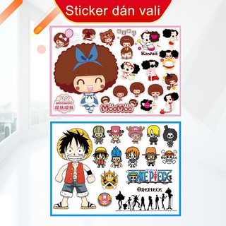 Sticker dán vali TZ09