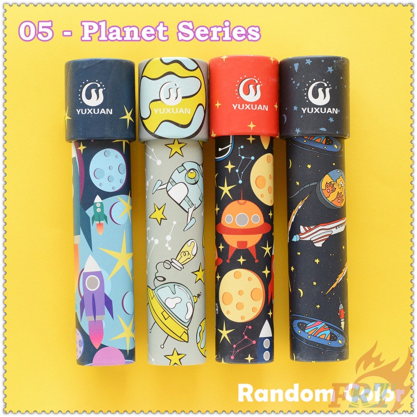 ✨ Đồ Chơi Kính Vạn Hoa 03:Plant / Girls / Forest / Ocean / Planet ✨ 1 Kính Vạn Hoa 3D Đồ Chơi Giáo Dục Cho Bé