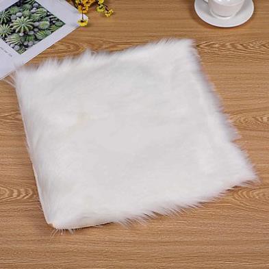 Thảm lông chụp ảnh mẫu màu trắng