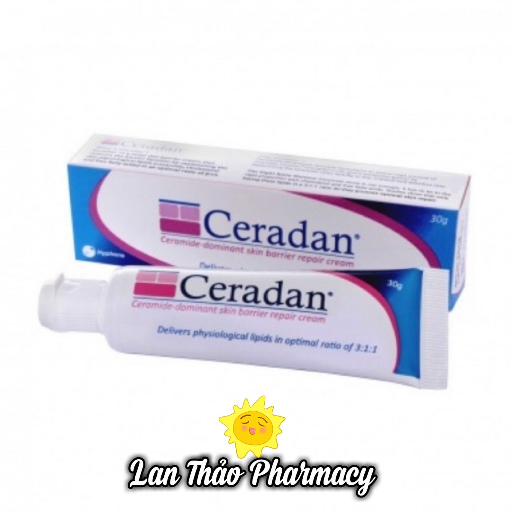 Kem dưỡng ẩm cho da khô Ceradan 30g