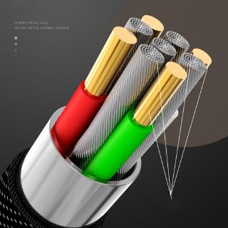 Dây Cáp Sạc Dữ Liệu Nhanh 1.2m 5a Cho Iphone Type-C Micro Usb Android