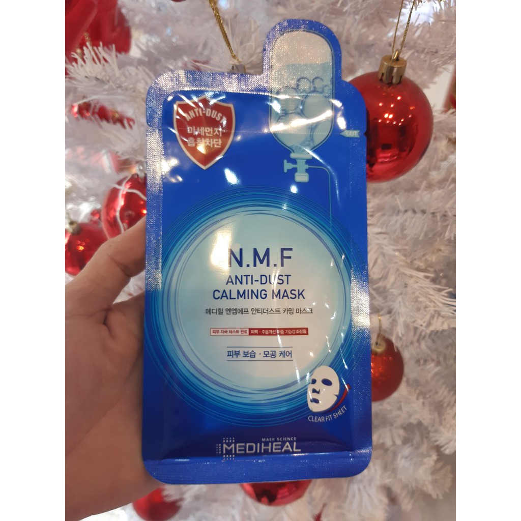 Mặt Nạ Thải Độc, Cấp Nước Và Phục Hồi Da Mediheal N.M.F Anti-Dust Calming Mask NMF 27ml