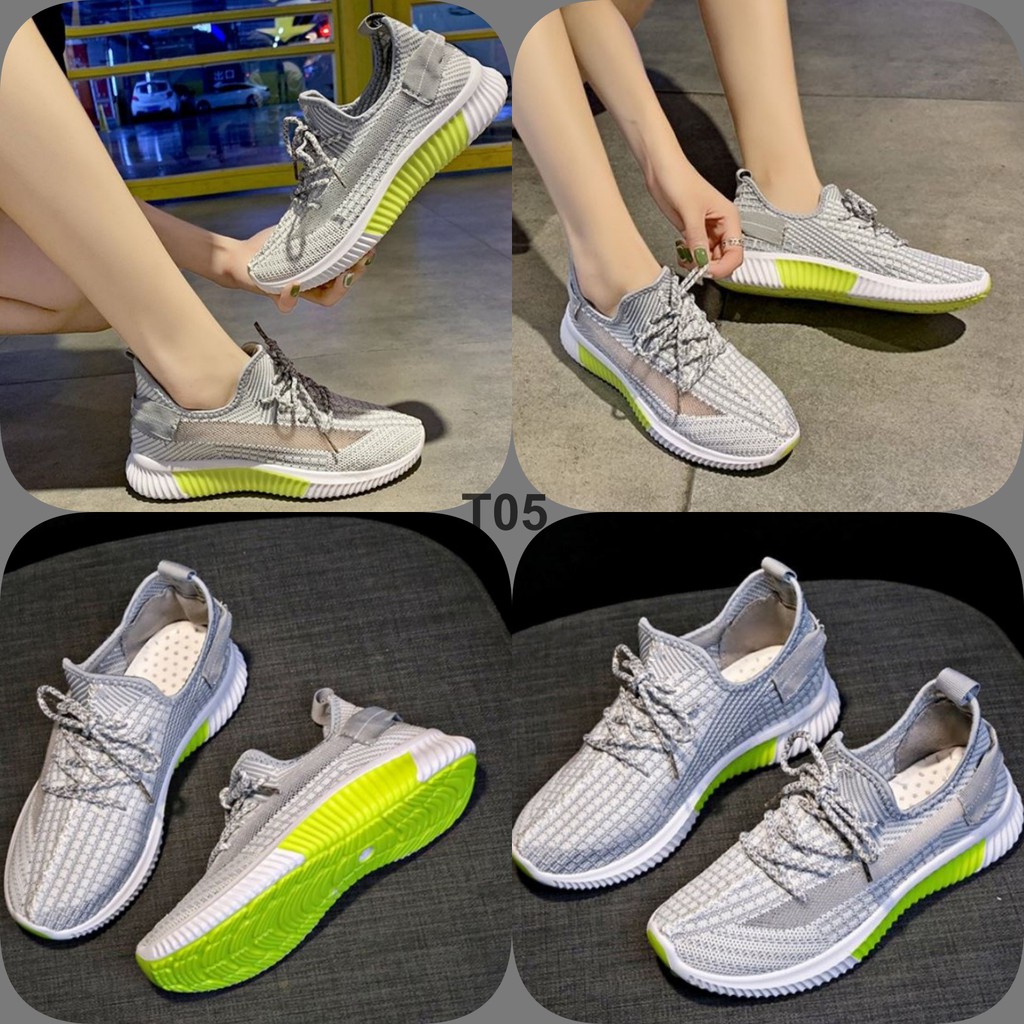 SALE - Sneaker vải dệt lưới hot - T05