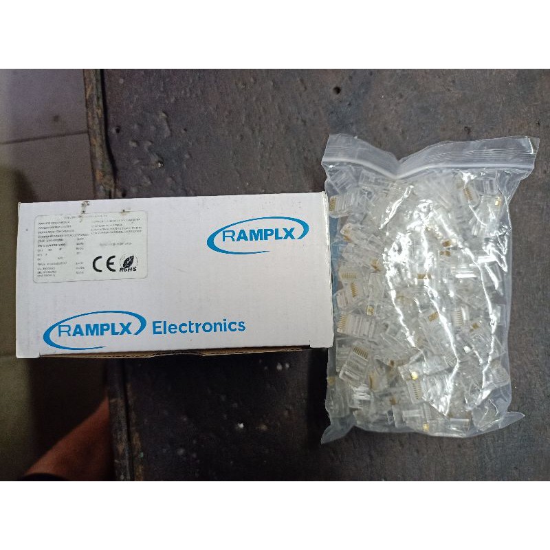 BỊCH ĐẦU MẠNG RJ45 NHỰA (100 CÁI)