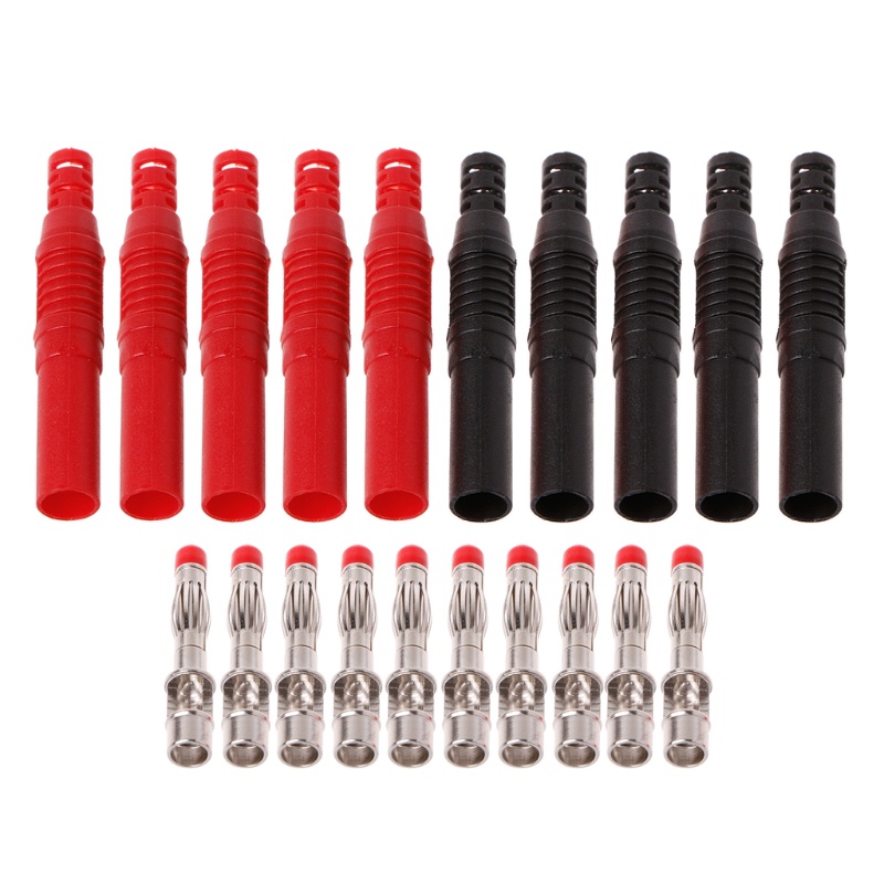 ✿ Set 10 Đầu Nối Chuối 4mm Cách Điện