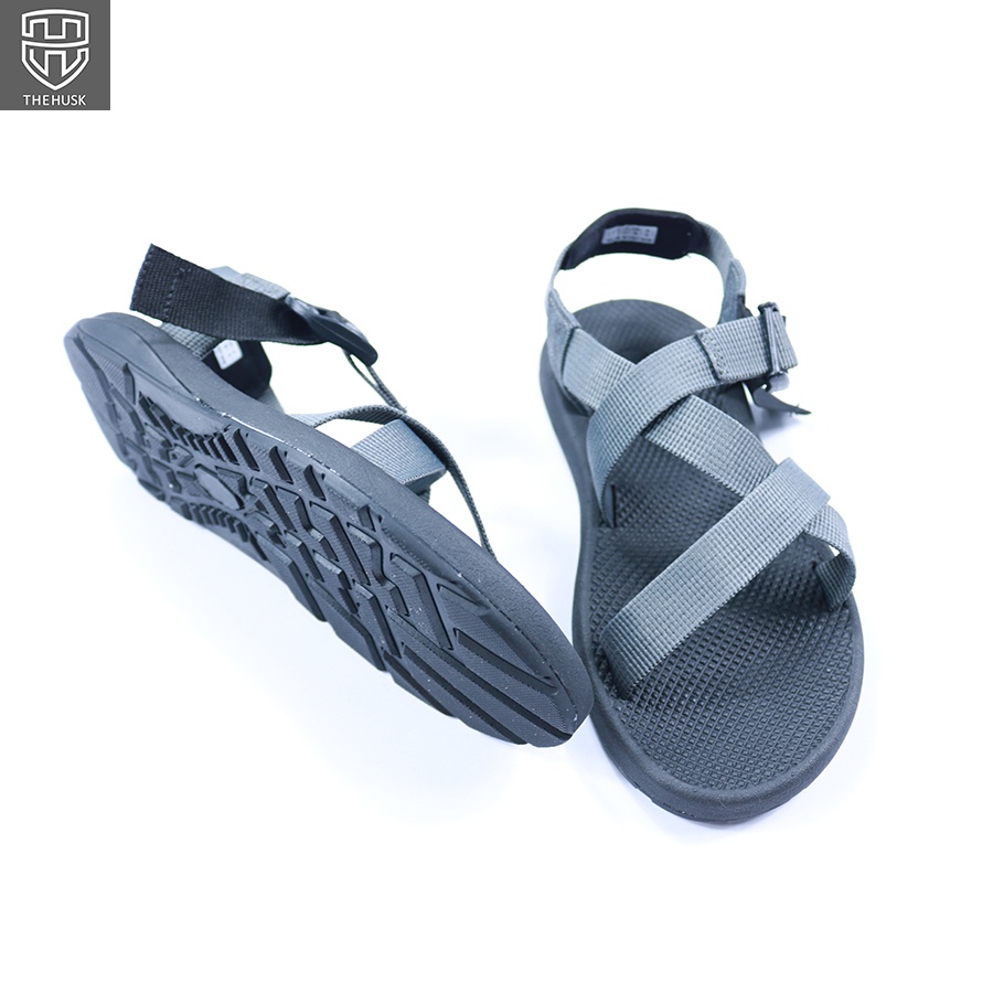 Giày Sandals Unisex HuuCuong & TheHusk Quai Chéo Quai Dù Đế Cao Su - TH6