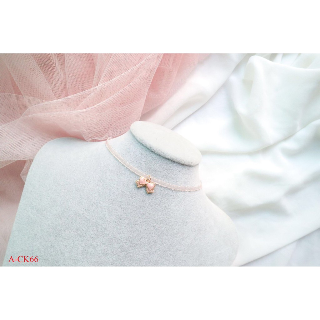 Chocker xinh BST màu hồng A-ck66-70 Mayconner