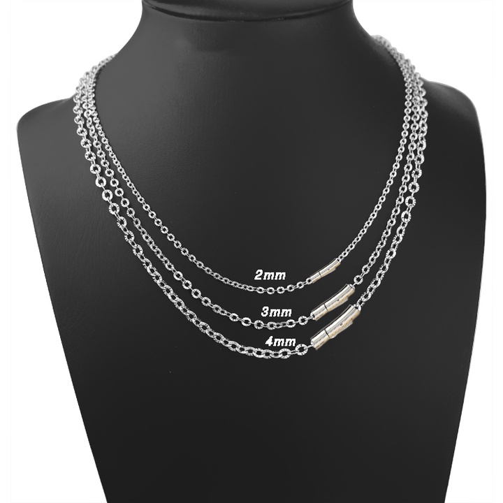 Dây chuyền nữ chữ cong chạm chiếu lấp lánh khóa gài vip sáng đẹp không đen, tạo nên vẻ sang trọng quyến rũ cho người đeo