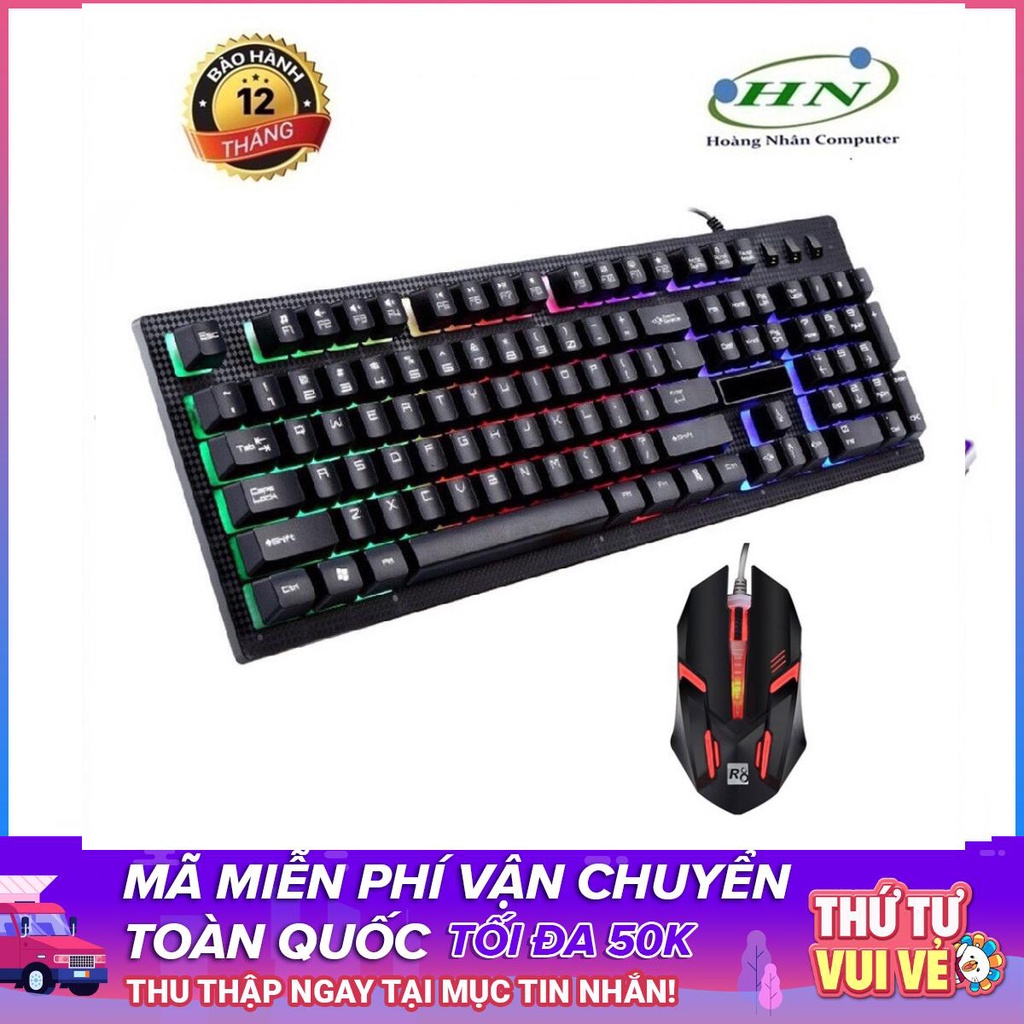 COMBO BÀN PHÍM CHUYÊN GAME G20 + CHUỘT R8 1602