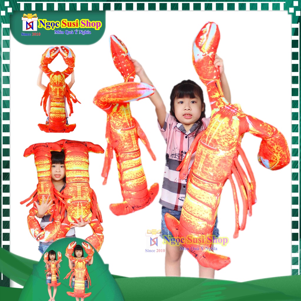 THÚ BÔNG TÔM HÙM ALASKA 3D CHO BÉ SIÊU TO KHỔNG LỒ ĐẸP NHƯ ẢNH HÀNG HIẾM